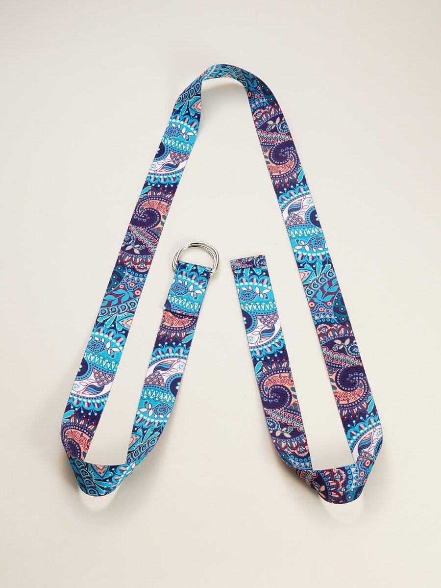 Mandala Print Yoga Band - Multicolor - View 1