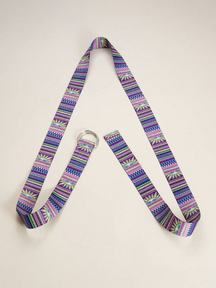 estampado geométrico Yoga banda - Multicolor - Ver 1