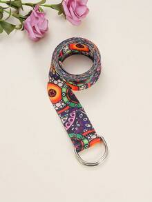 Mandala Print Yoga Band - Multicolor - View 2