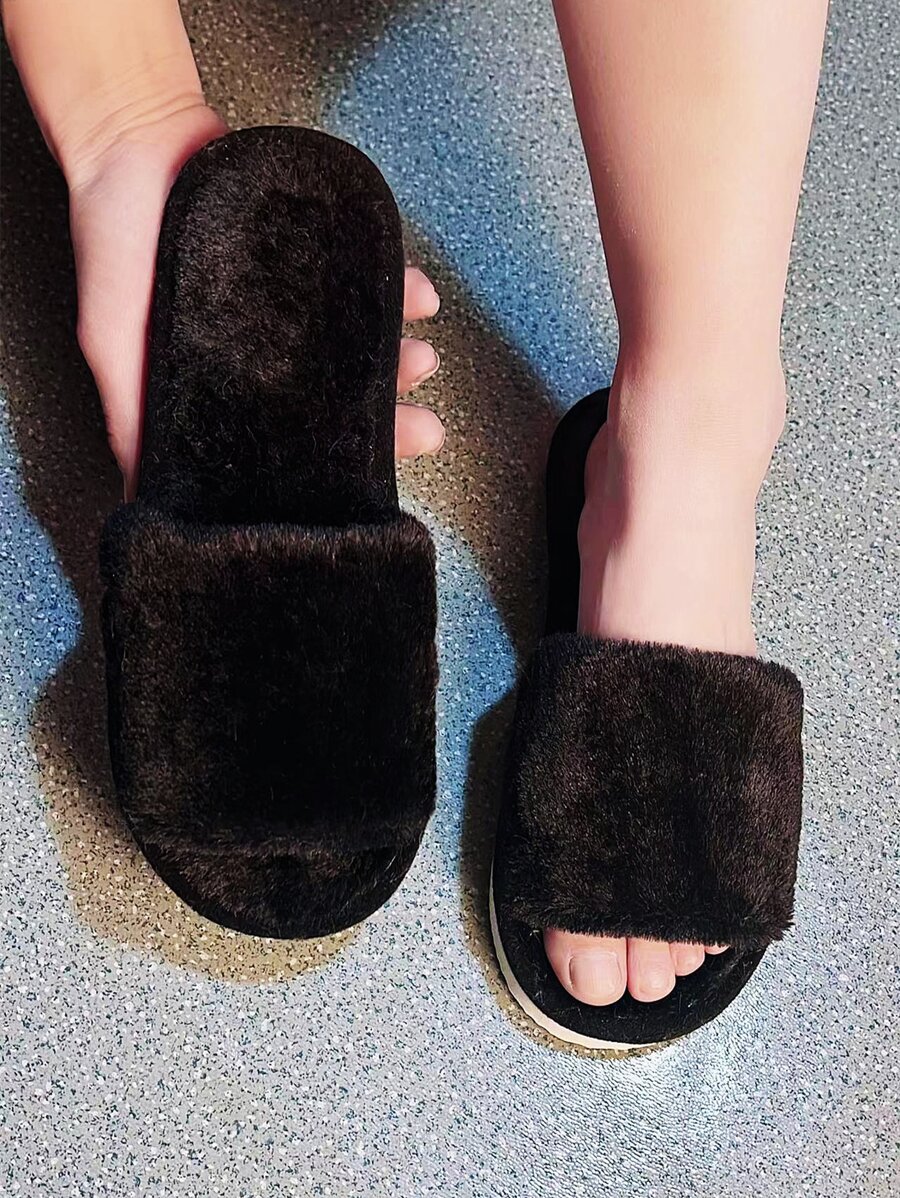 Dép đi trong Nhà dành Nữ - màu đen - Xem 1