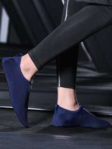 女士貼布裝飾一腳蹬水運動彈力纖維瑜伽鞋