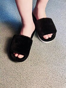 Dép đi trong Nhà dành Nữ - màu đen - Xem 2