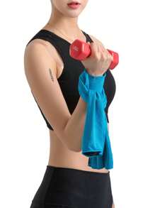 1 pieza Toalla secado rápido de aptitud física - Azul - Ver 4