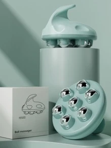 1pc Magnetic Muscle Relax Fitness Massage Brush - Green - View 6