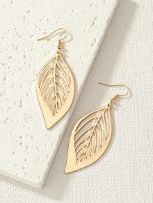 Bông tai thả lá - Vàng - Xem 2