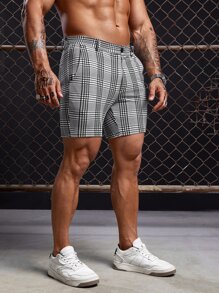 GENTILAND Men Plaid Print Shorts - Multicolor - View 2