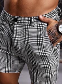 GENTILAND Men Plaid Print Shorts - Multicolor - View 4