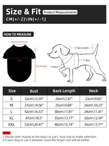 1pc Plush Pet Pajama For Cat And Dog For Sleeping - Navy Blue - View 3