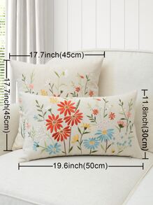 Họa Tiết Hoa Đệm Mà Không Cần Chất Độn, Vải Dệt Hiện Đại Trang Trí Ném Gối Cho Gia Đình - Nhiều màu - Xem 6