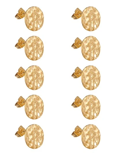 10pcs/set Textured Metal DIY Jewelry Accessory