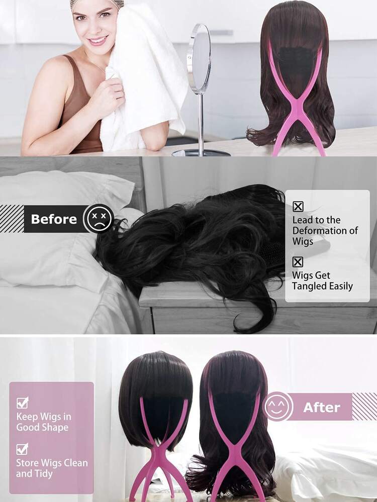 2pcs Wig Stand