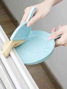 1set PP Broom, Modern Pink Dustpan And Whisk Broom For Household - Pink - View 4