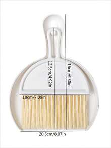 1set PP Broom, Modern Pink Dustpan And Whisk Broom For Household - Pink - View 3