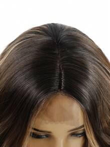 4X1英寸蕾絲長捲曲合成假髮 - 彩色 - 查看 5