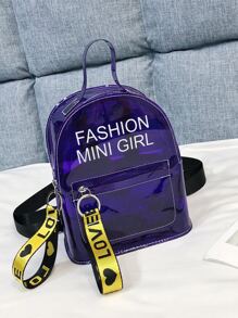 Balo Thời Trang Nữ màu trơn - Màu tím - Xem 5