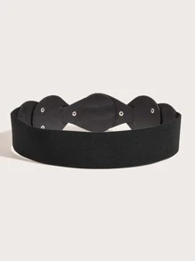 Studded Decor Belt - Black - View 2