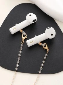 Chuỗi chống mất tai nghe rõ ràng - trắng - Xem 6