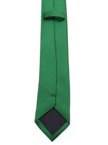 ZONFAZ 1 chiếc cà vạt nam bằng vải polyester mỏng 6 cm trơn đơn giản phù hợp cho doanh nhân thời trang nhỏ thích hợp cho công việc, trang phục hàng ngày và lễ kỷ niệm đám cưới - màu xanh lá - Xem 4