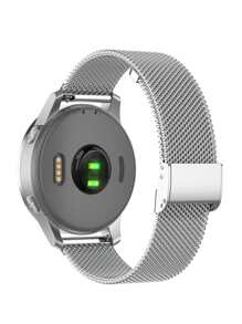 1入組不銹鋼通用智能錶帶 - 銀色 - 查看 2