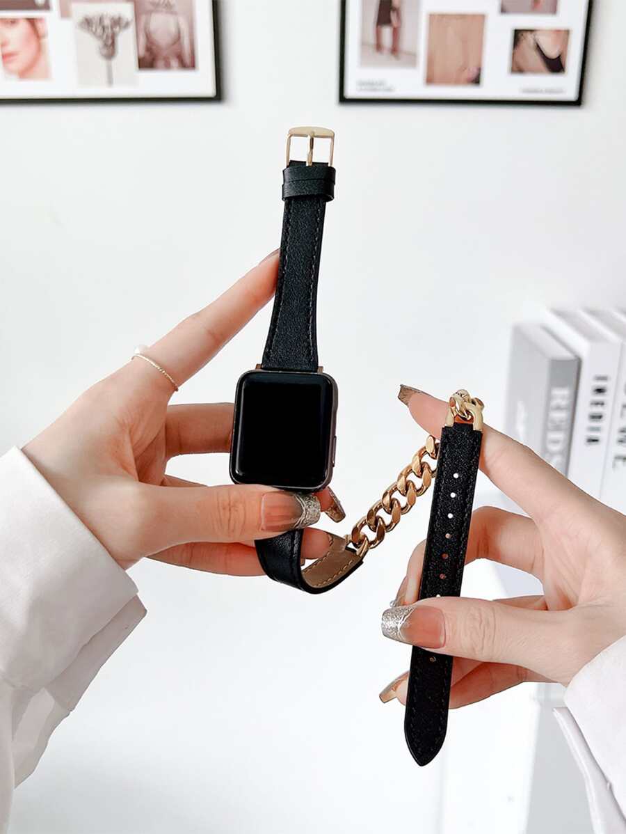 PU Watchband Compatible With Apple Watch - Multicolor - View 1