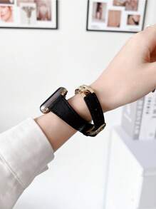 PU Watchband Compatible With Apple Watch - Multicolor - View 4