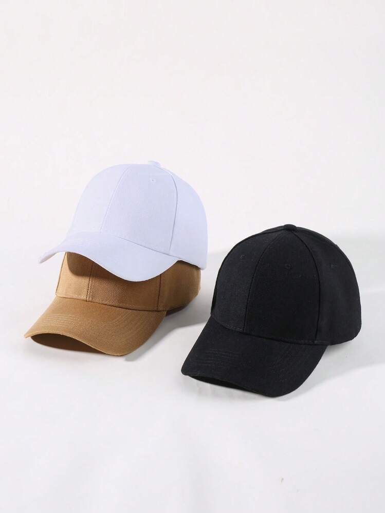 3 قطع من قبعة الرجالية الصلبة العصرية الكاجوال