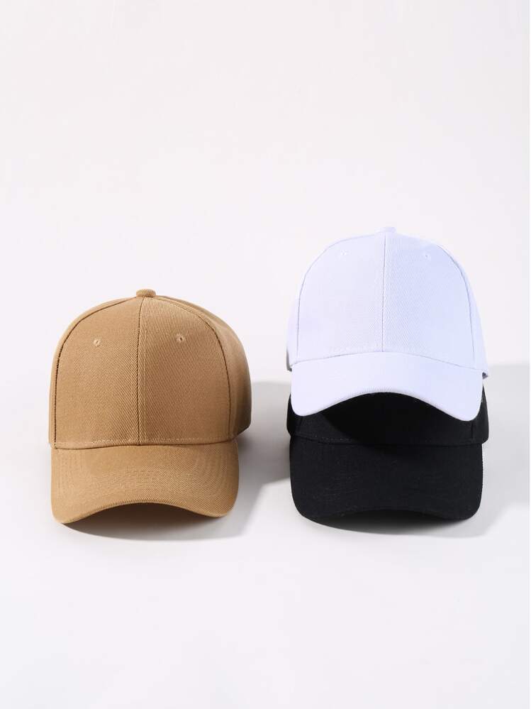 3 قطع من قبعة الرجالية الصلبة العصرية الكاجوال