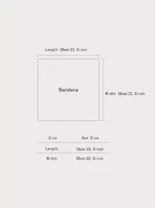 豹紋印花方巾 - 彩色 - 查看 4