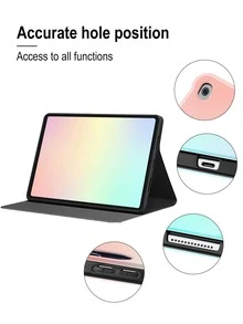 Funda compatible con iPad de ombré - Multicolor - Ver 5