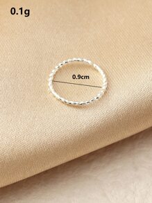 1入組極簡鼻環受歡迎穿孔身體鏈禮品適合女士和男士