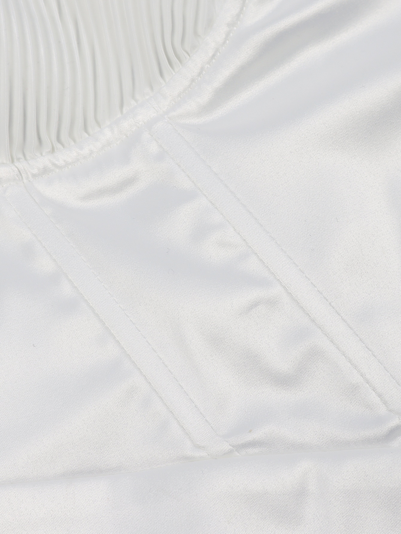 PARTHEA Lace Trim Bustier Satin Cami Dress SHEIN USA