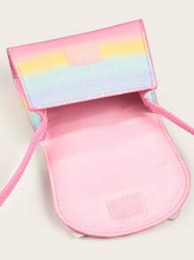 1pc Girls' Butterfly Sequin Adorable Princess Mini Crossbody Bag, Tiny Coin Purse, Fashionable Mini Sling Bag To Match Outfits And Accessories