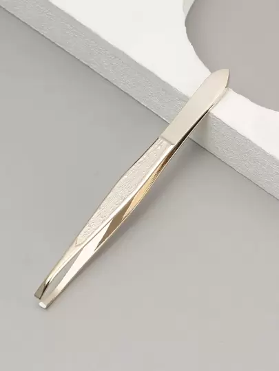 Professional Eyebrow Hair Hair Removal Gardenia, 1 Piece Of Stainless Steel Flat Tunnel Sleeve, Suitable For EyebrowsHair With Facial Hair-For Professional Precision Personal Care,Makeup,Cheap,Room Decor,Vanity,Travel,Bedroom,Makeup Accessories,Tweezers,Cheap,Stocking Stuffers,Makeup,Makeup Tools,Cheap Stuff,Gifts,Gifts For Women,Christmas Gifts
