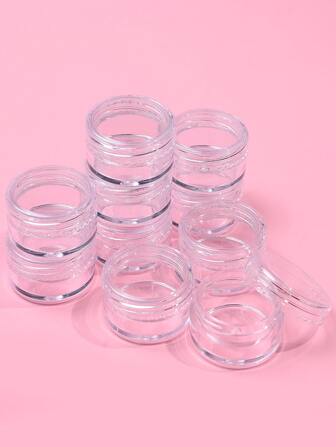 10pcs 5g Facial Cream Subpackage Box , Travel Essentials, Living Room Home Bedroom Bathroom House Decor, Travel Stuff, Wedding, Party, Birthday, Gifts For Men Mom Dad Friends, New Years, Accessories, Funny Gift