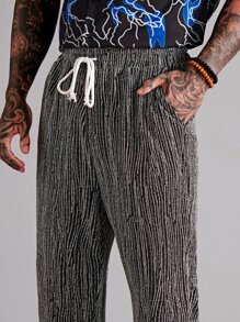 Manfinity Men Marled Knit Trousers - Multicolor - View 4