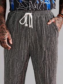 Manfinity Men Marled Knit Trousers - Multicolor - View 6