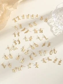 Hoa tai thả chữ - Vàng - Xem 3