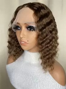 13X4X1蕾絲短深波真人發假髮 - S4 - 查看 1