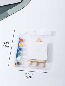 1set DIY Drawing Board & Art Brush - Multicolor - View 2