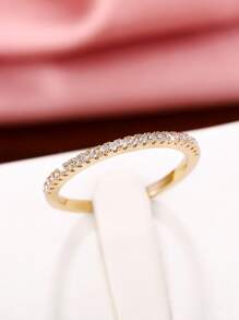 Cubic Zirconia Decor Ring