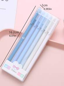 6pcs Mixed Color Gel Pen - Multicolor - View 3
