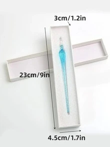 1pc Glass Dip Pen - Green - View 6