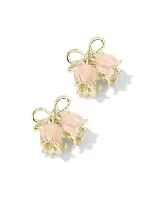 2个装女士花朵装饰甜美风格小发夹可爱情人节发饰，发夹，发爪，发卡，发夹，发卡，学生用品，大学秋冬蝴蝶结度假装扮女士夏季海滩假日必备度假发夹 - 粉色 - 查看 2