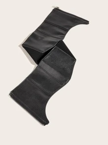 Cinto de espartilho fecho de correr - Preto - Ver 3