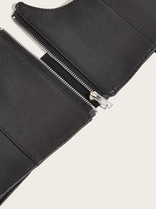 Cinto de espartilho fecho de correr - Preto - Ver 4