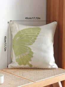 1 Thêu Bướm Đệm Không Chất Độn, Hàng Ngày Trang Trí Ném Gối Cho Gia Đình - Nhiều màu - Xem 2