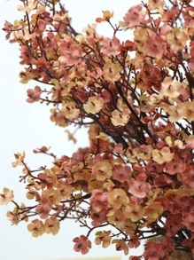 MEHELANY 8/6/4/2/1入 棕色人造滿天星花束 仿真絲綢花束 適用於婚禮新娘、派對、居家DIY花藝佈置、春夏派對裝飾、戶外花園、室內壁爐、門廊裝飾、婚禮派對DIY花飾、禮物、母親節、DIY花環、婚禮背景裝飾 - 咖啡棕 - 查看 6