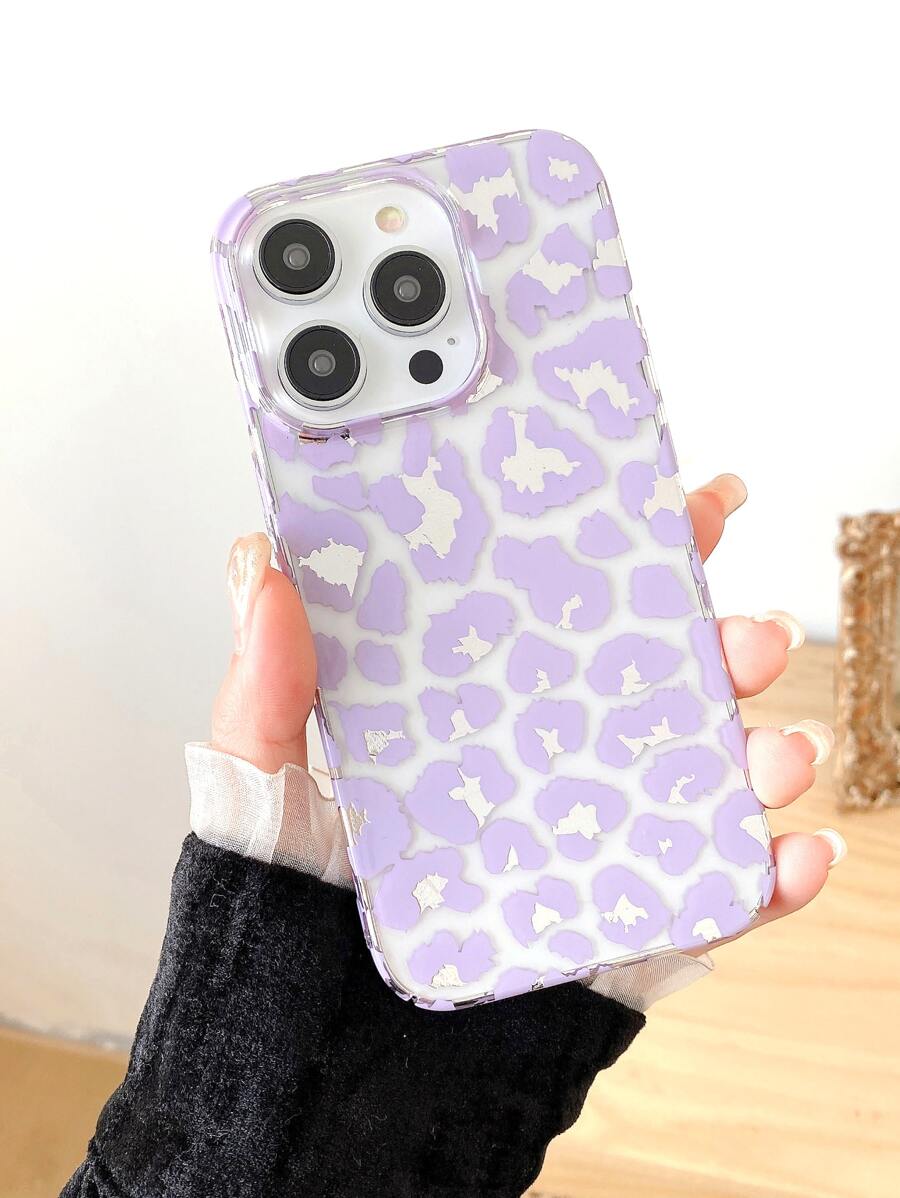 Leopard Print Anti-fall Phone Case - Multicolor - View 1