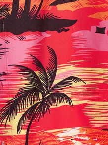 GENTILAND Men Tropical Print Shirt Without Tee - Multicolor - View 4