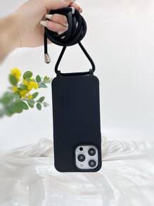 Vỏ điện thoại chống rơi chắc chắn có dây buộc - màu đen - Xem 2